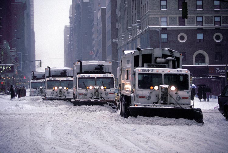 NYC snowfall, Jan. 2016