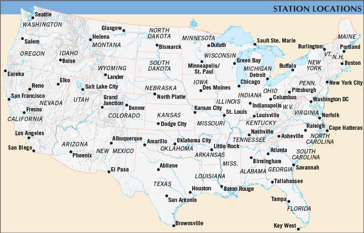 Locations and names of the 60 cities used in 2010-2017 records analysis